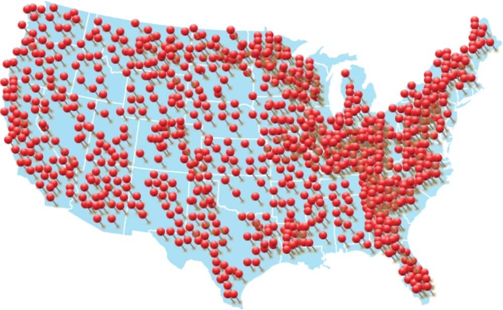 Gun owners map